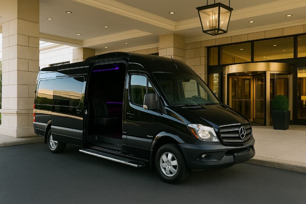 10 Passenger Limo Sprinter exterior