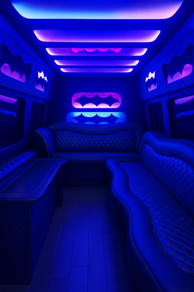 10 Passenger Limo Sprinter interior