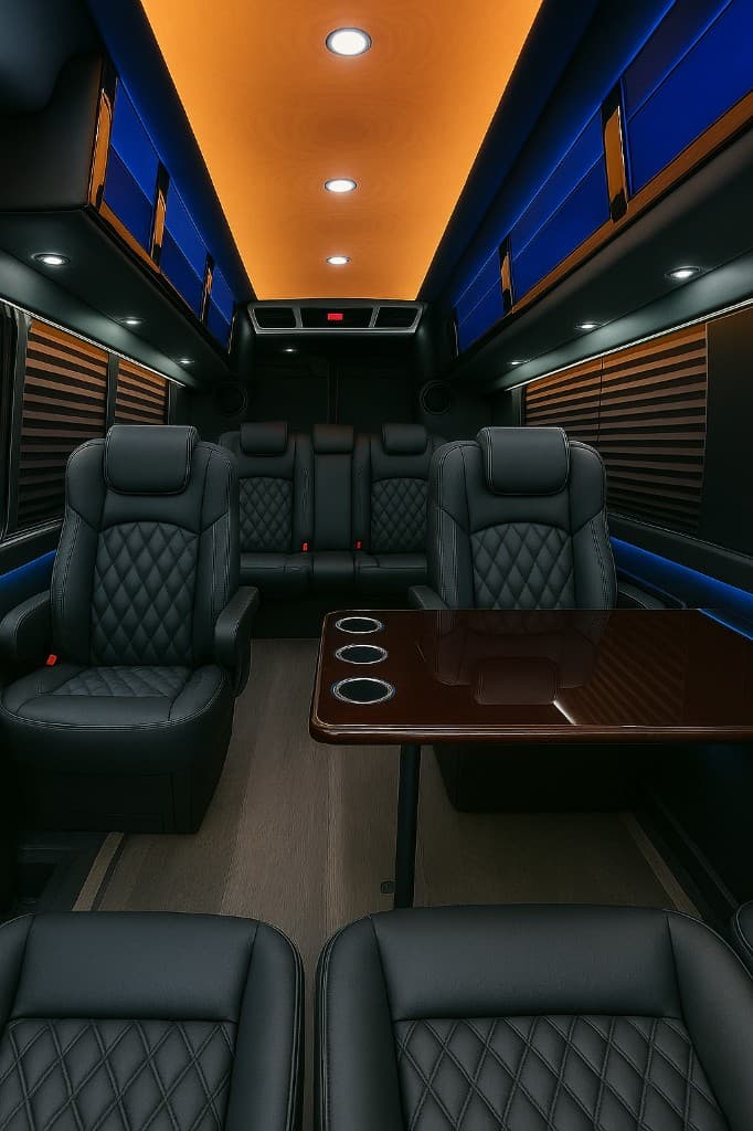 14 Passenger Executive Sprinter interior