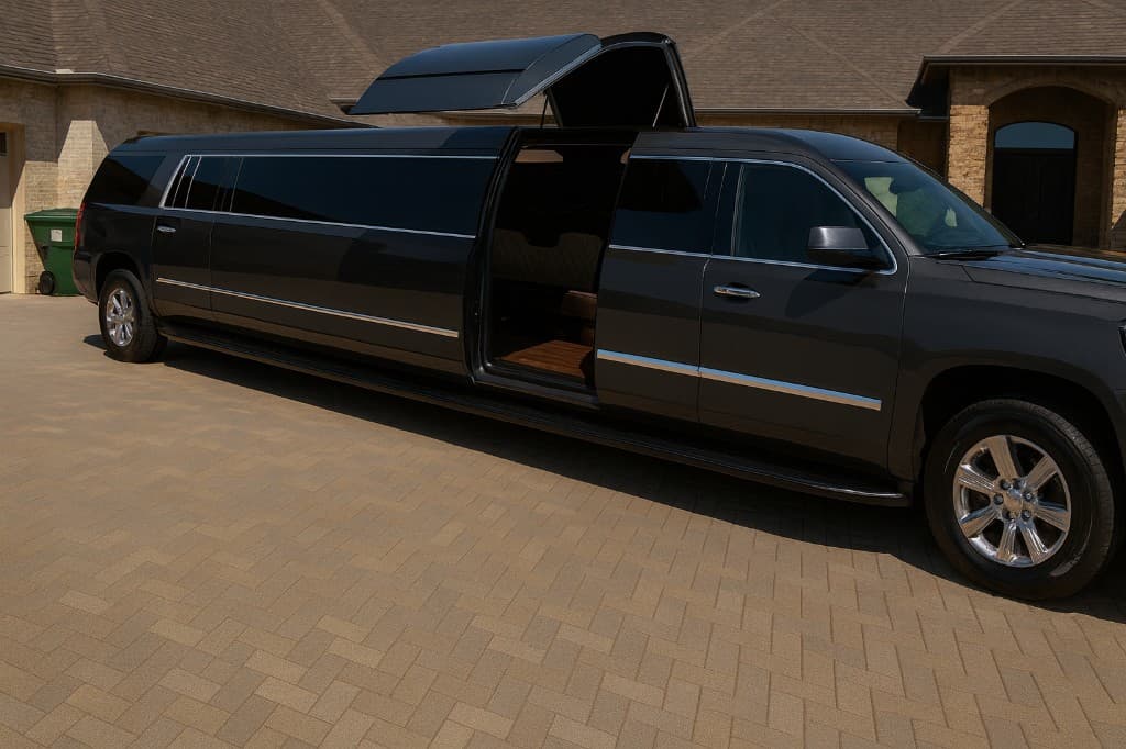 18 Passenger Limousine exterior