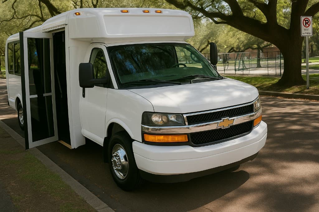 18 Passenger Party Bus exterior for 420 tours