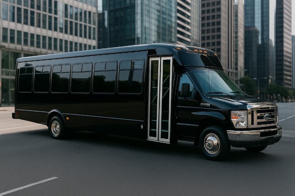 28 Passenger Coach Bus exterior
