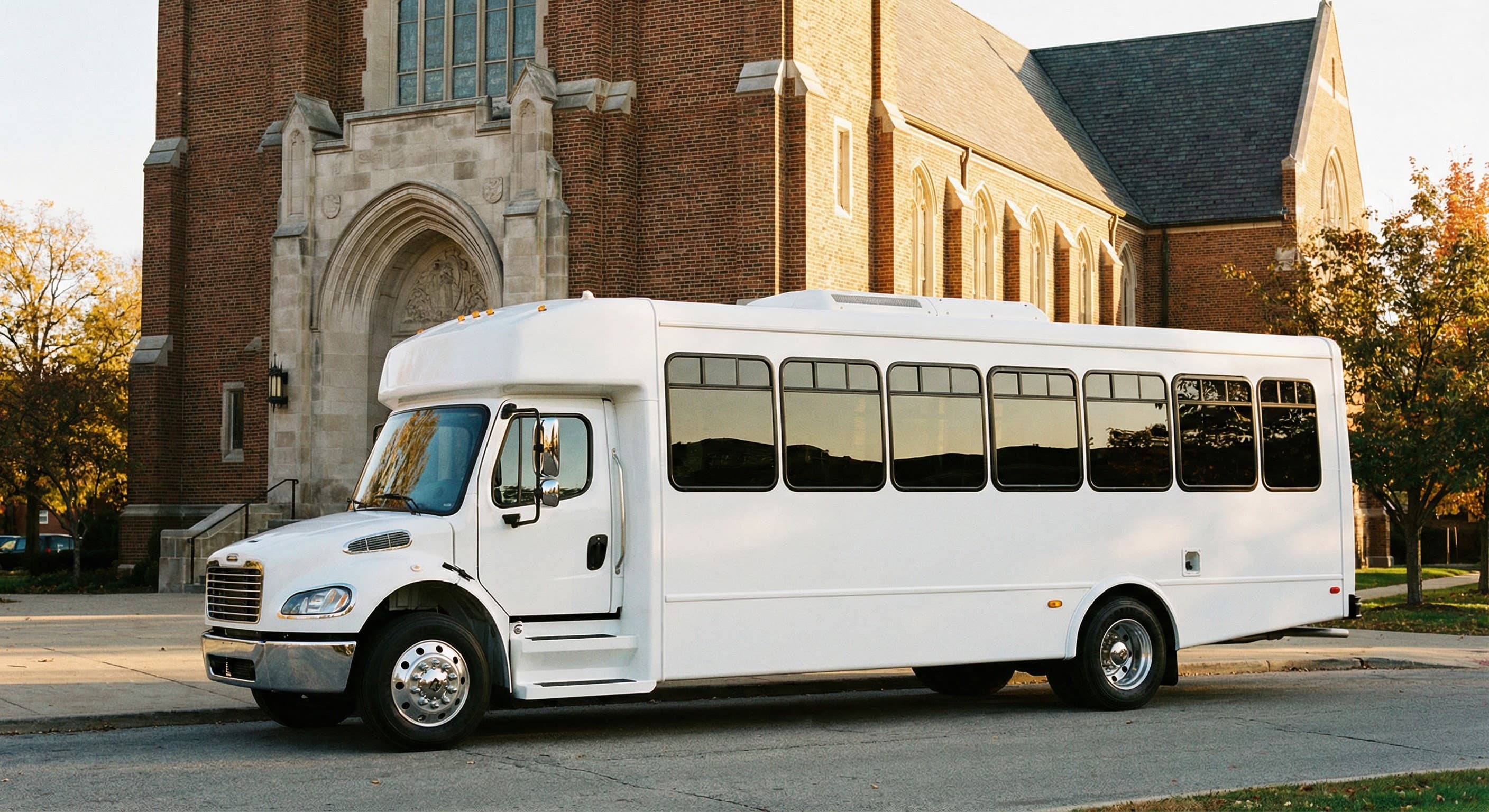 30 Passenger Coach Bus exterior