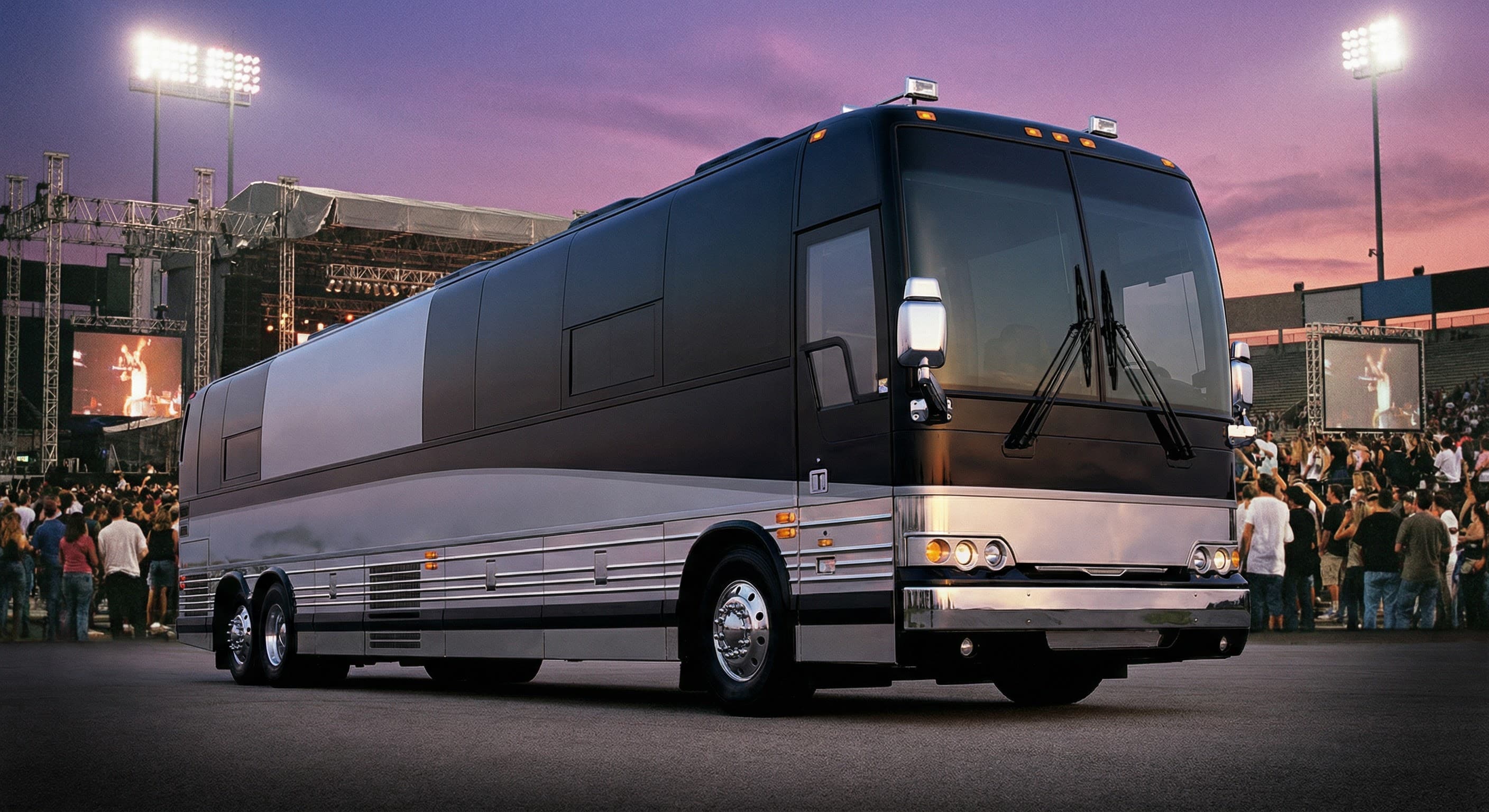 45 Passenger Party Bus exterior