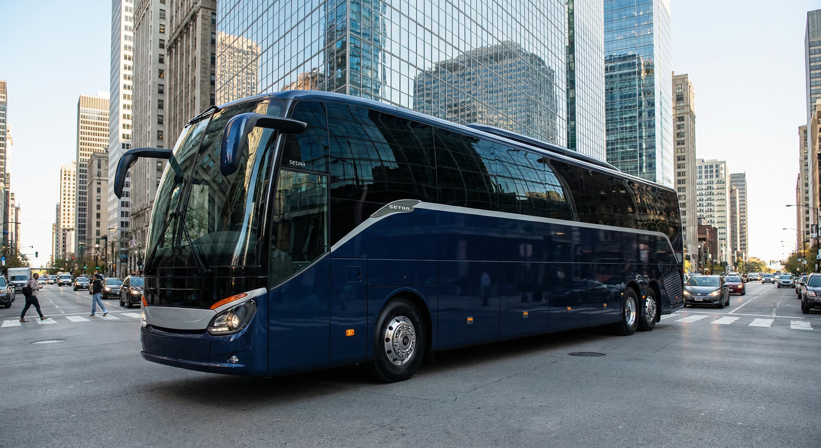 48 Passenger Coach Bus exterior