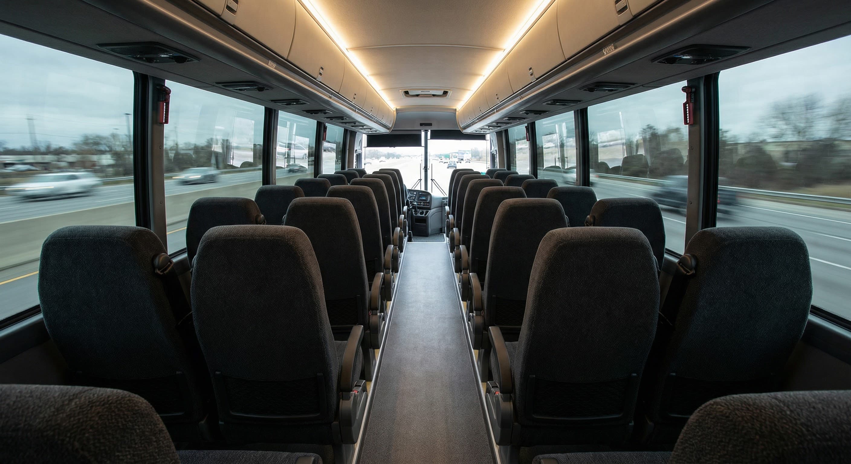 48 Passenger Coach Bus interior