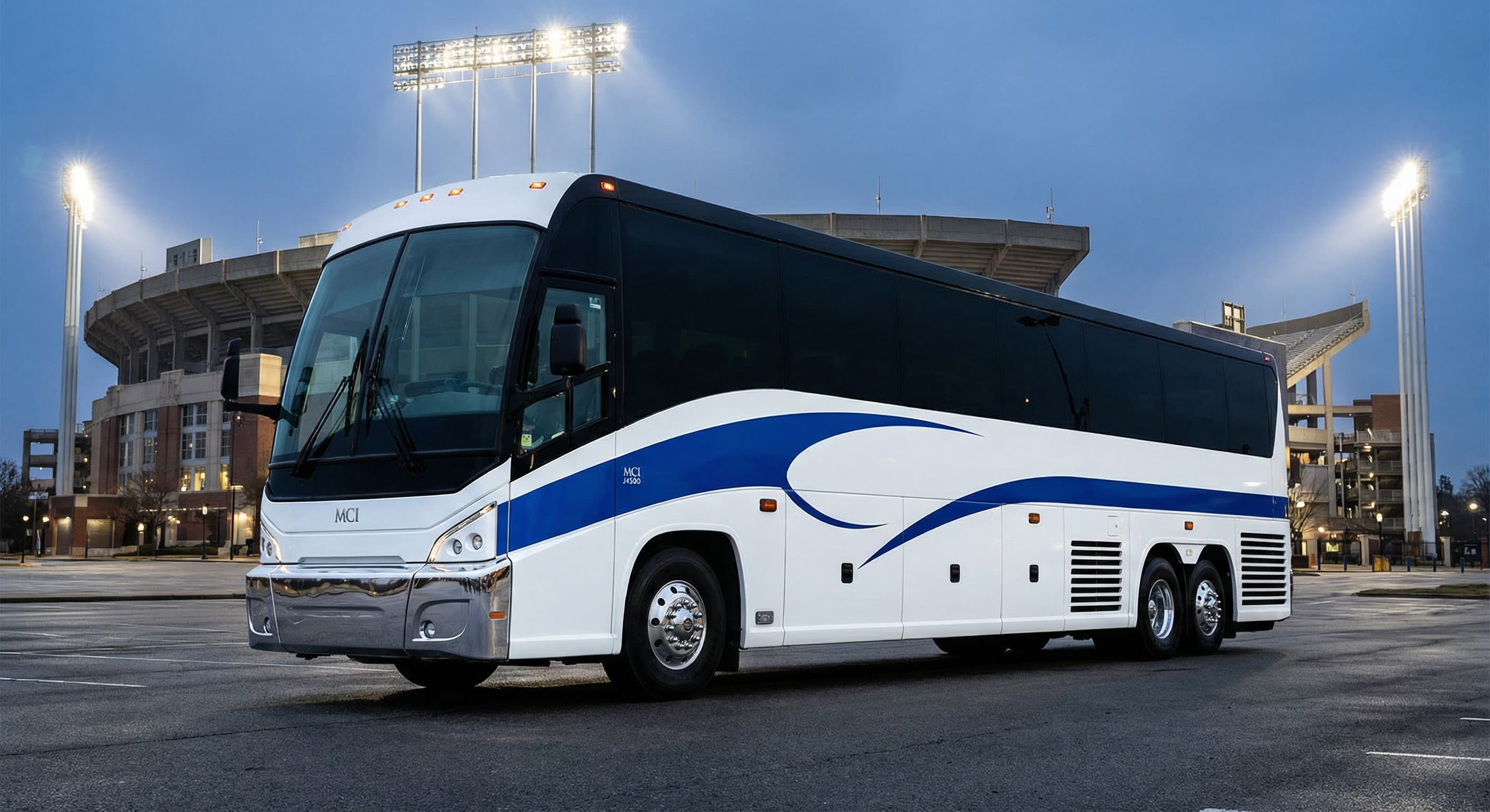 56 Passenger Coach Bus for church groups events