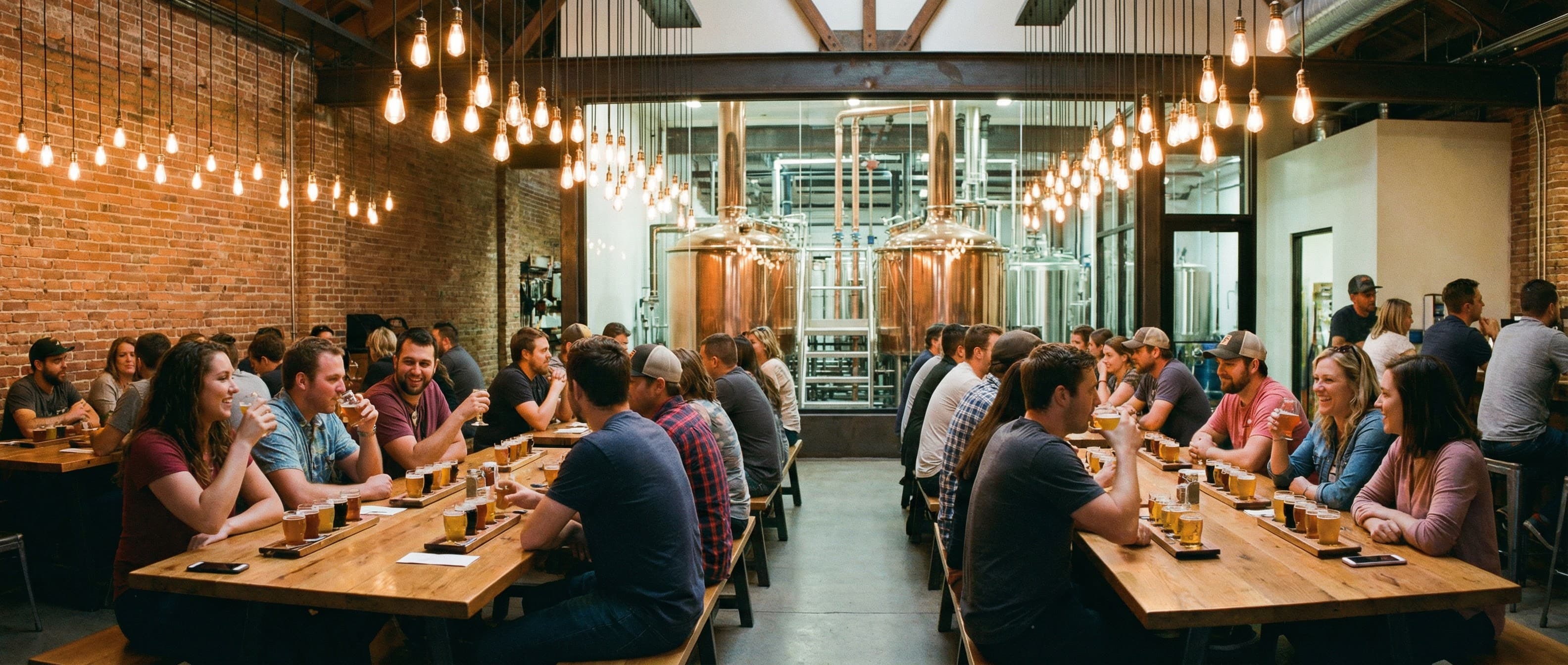 Denver craft brewery tour — brewery crawl party bus from Highlands Ranch